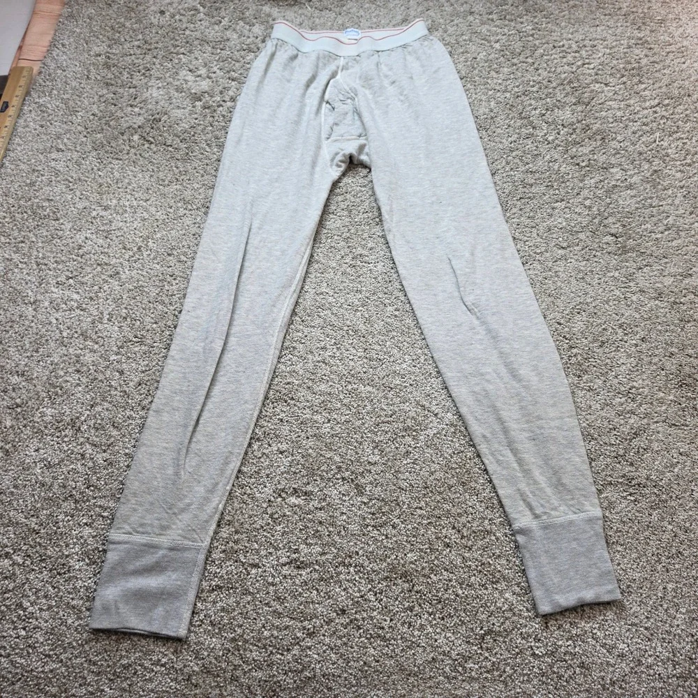 VINTAGE Duofold Two Layer Thermal Long Johns Mens 38 Tall Gray Outdoor Casual